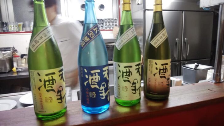 絞りたて新酒で火入れをして醗酵を止めていないお酒　あらばしり